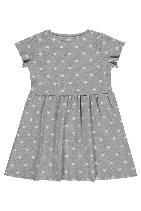 Kız Çocuk Jile ve Elbise 2-5 Yaş Karmelanj - Paket