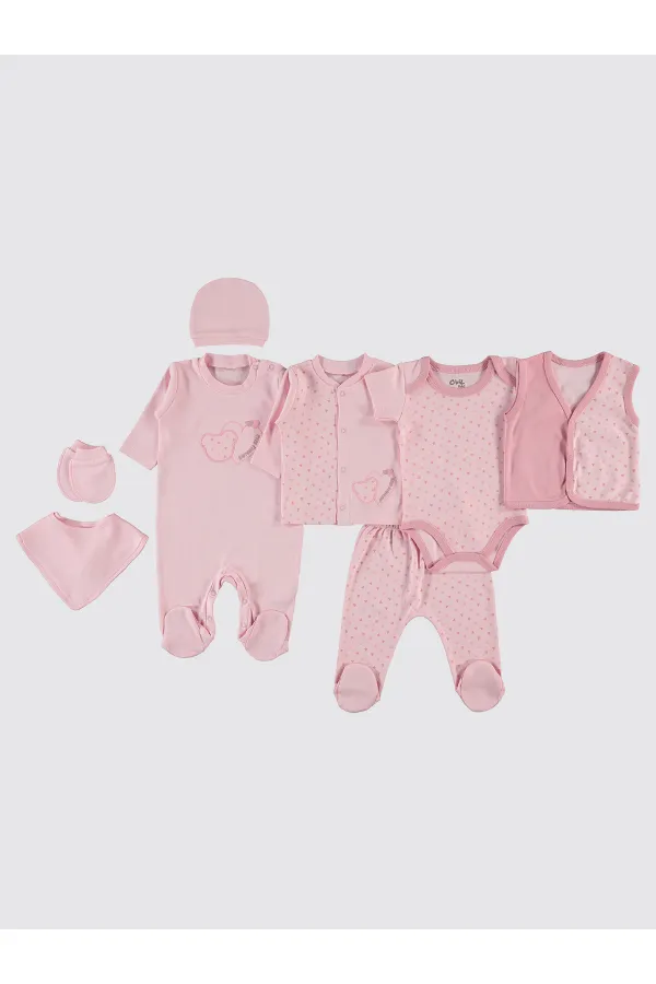 Bebek Zıbın Setleri 0-24 Ay Pembe - Paket