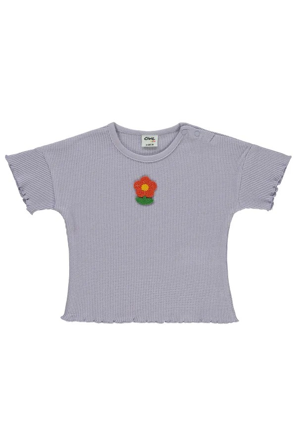 Bebek Tişört 0-24 Ay Lila - Paket