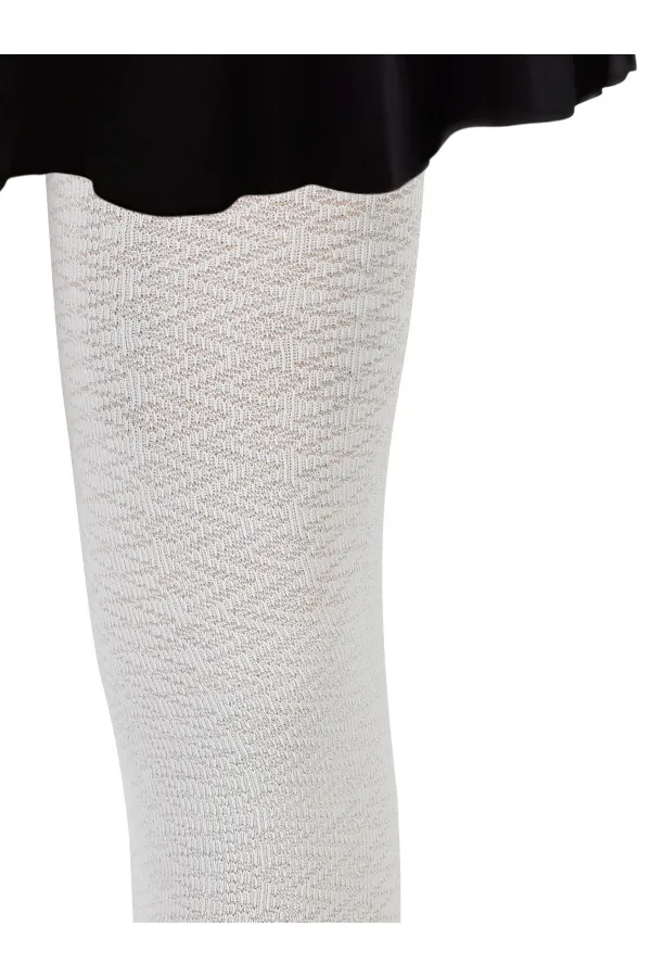 Kız Çocuk Külotlu Çorap 2-9 Yaş Krem - Paket