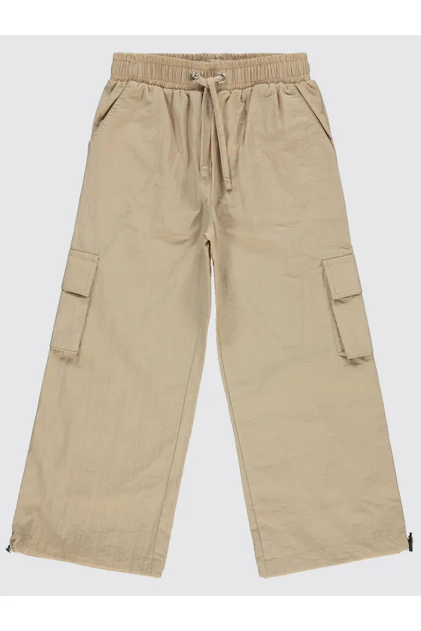 Kız Çocuk Pantolon 10-13 Yaş Bej - Paket