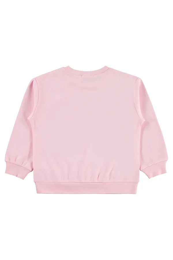 Sweat-shirt rose pour fille (2-5 ans) - Emballage