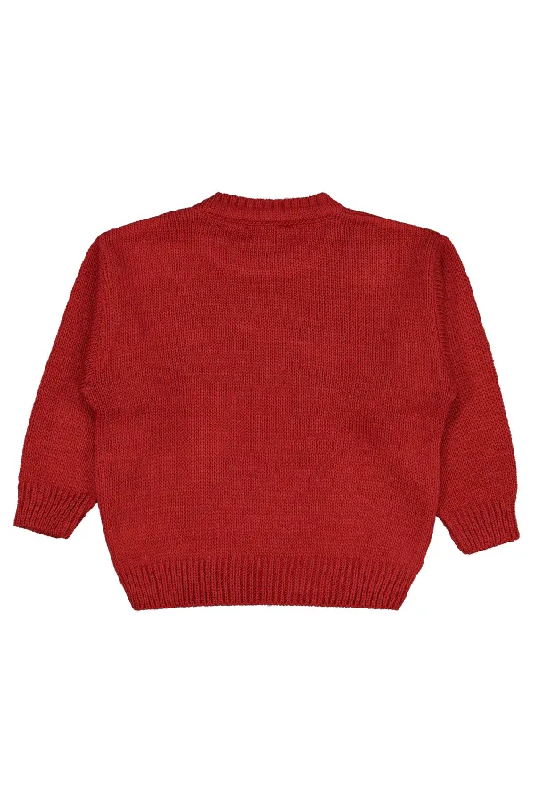 Pull rouge pour fille de 2 à 5 ans - Lot