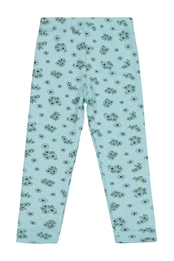 Girls' Tights Km 2-5 Years Old Almond Green - Package