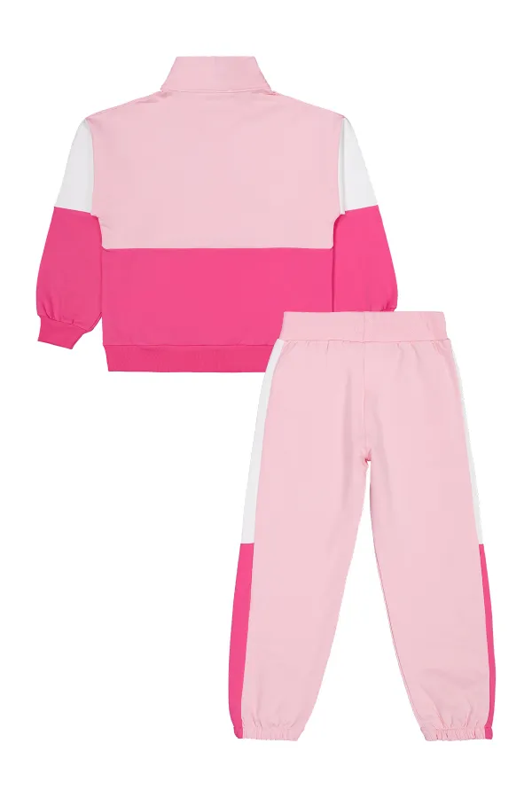 Girls Tracksuit Set 6-9 Years Pink - Package