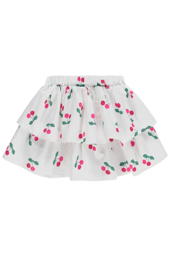 Kız Çocuk Etek 2-5 Yaş Ekru - Paket