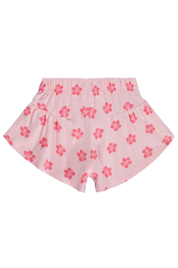 Kız Çocuk Şort 2-5 Yaş Pembe - Paket