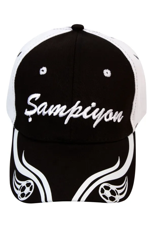 Erkek Çocuk Şapka Bere 6-9 Yaş Siyah - Paket