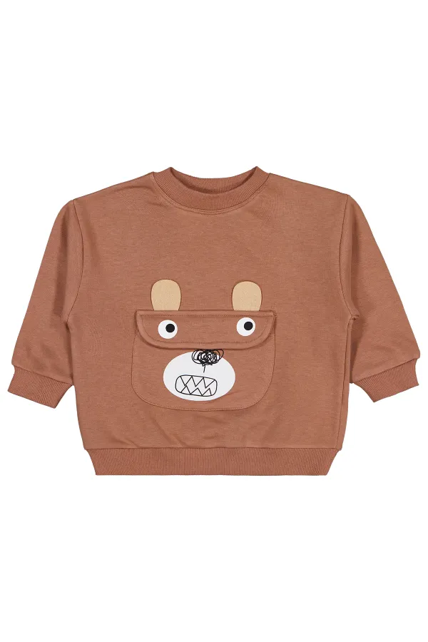 Ensemble de survêtement garçon 2-5 ans marron - Emballage