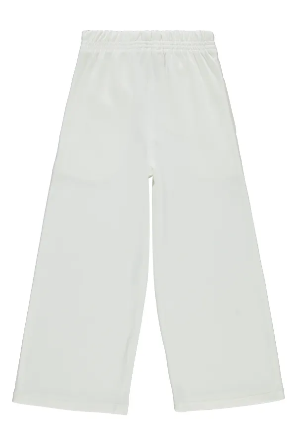 Kız Çocuk Pantolon 10-13 Yaş Ekru - Paket