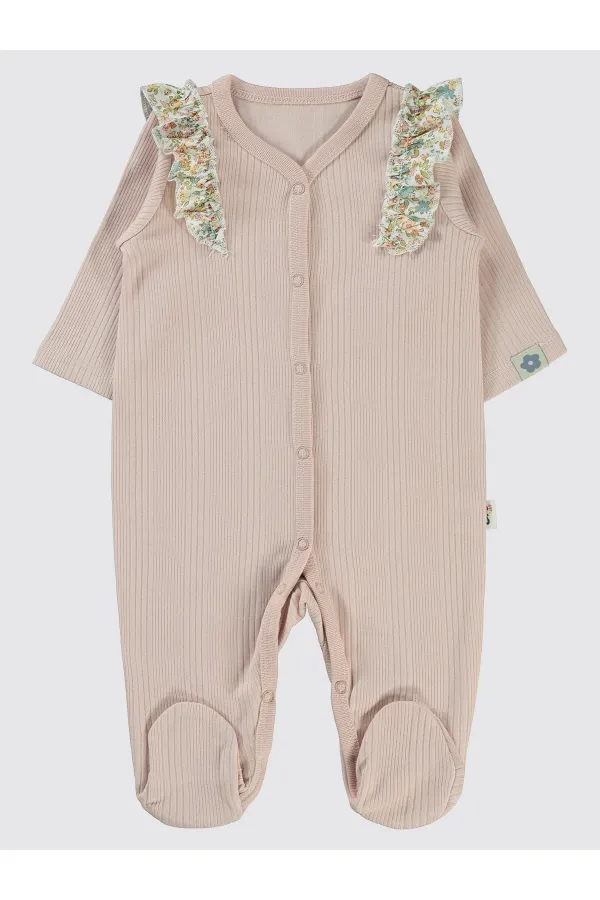 Combinaison bébé 0-24 mois, couleur poudre - Emballage