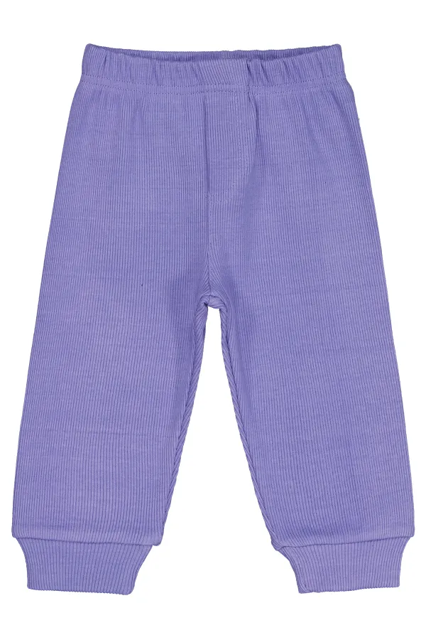 Combinaison bébé simple pour bébé de 0 à 24 mois, violette - Emballage