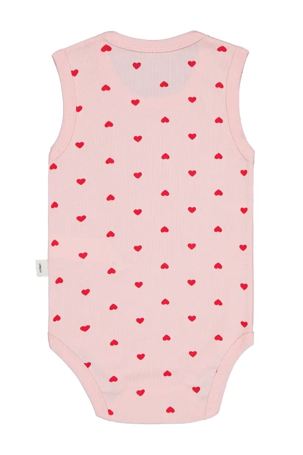 Bebek Çıtçıtlı Badi 0-24 Ay Pembe - Paket