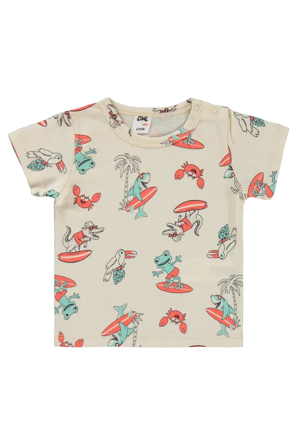 Ensemble bébé 0-24 mois beige clair - Emballage