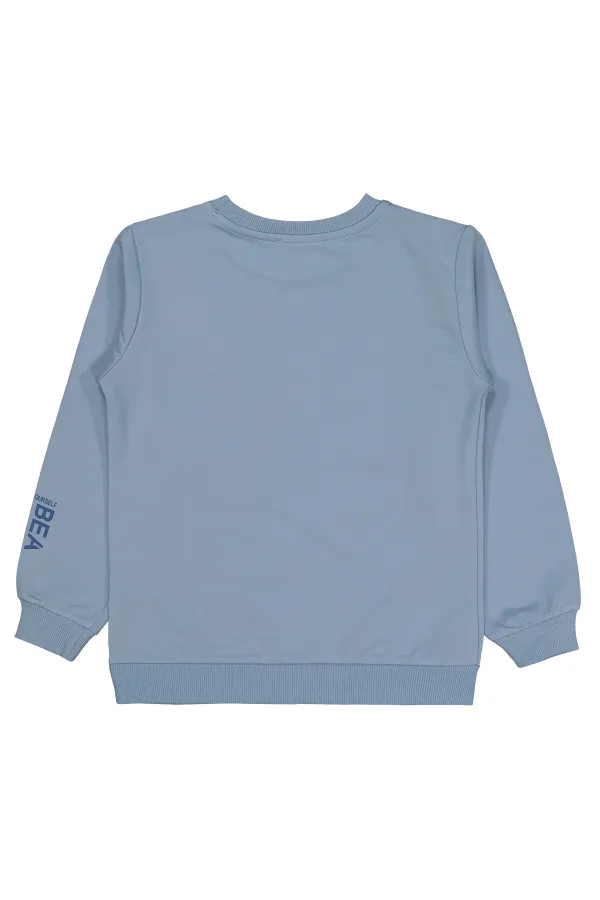 Kız Çocuk Sweatshirt 10-13 Yaş Mavi - Paket