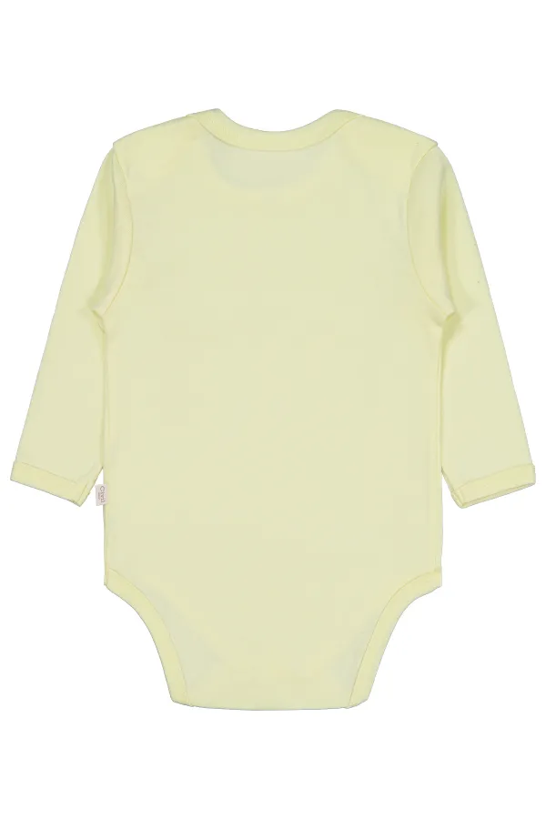 Bebek Çıtçıtlı Badi 0-24 Ay Sarı - Paket