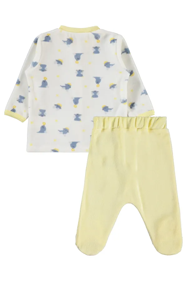 Baby Pajama Set 0-24 Months, Off-White - Package