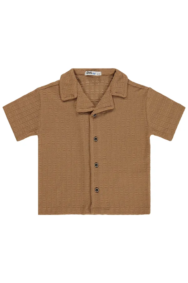 Lot de t-shirts marron pour garçons de 2 à 5 ans Lot de t-shirts marron pour garçons de 2 à 5 ans