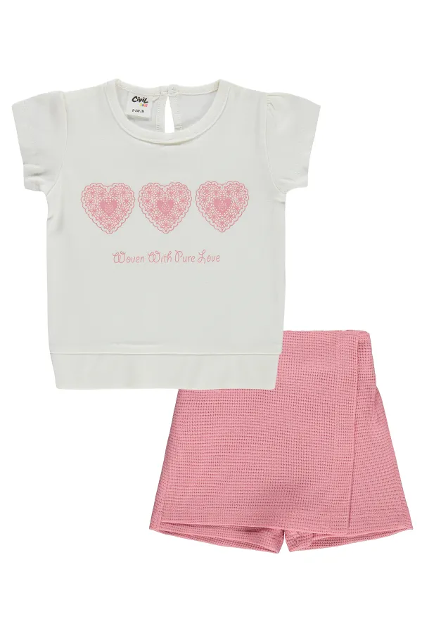 Bebek Takım 0-24 Ay Ekru - Paket