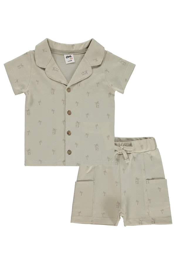 Ensemble bébé 0-24 mois en vison - Pack