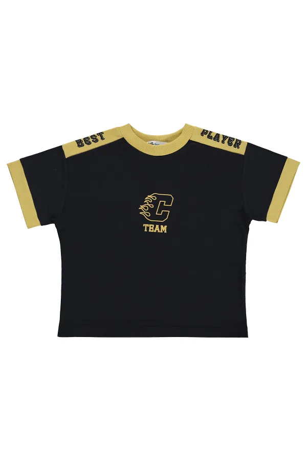 Lot de T-shirts pour garçons, 2-5 ans, jaunes