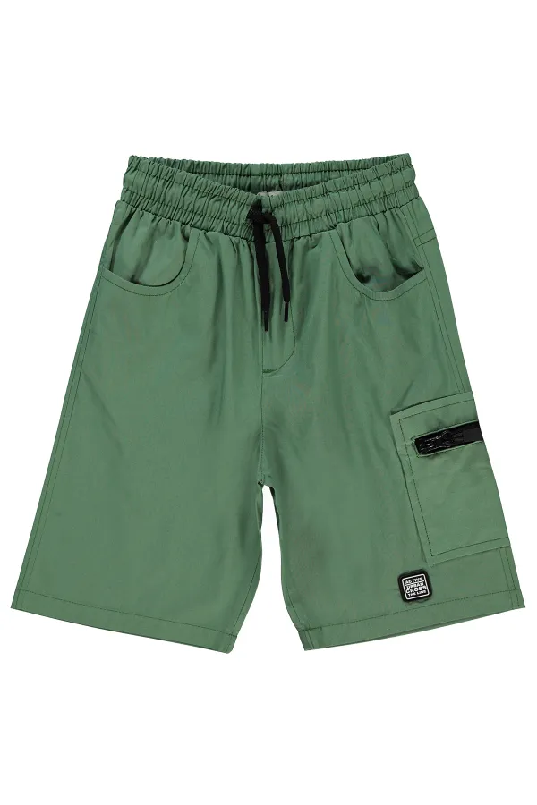 Capri garçon 6-9 ans Kaki clair - Emballage