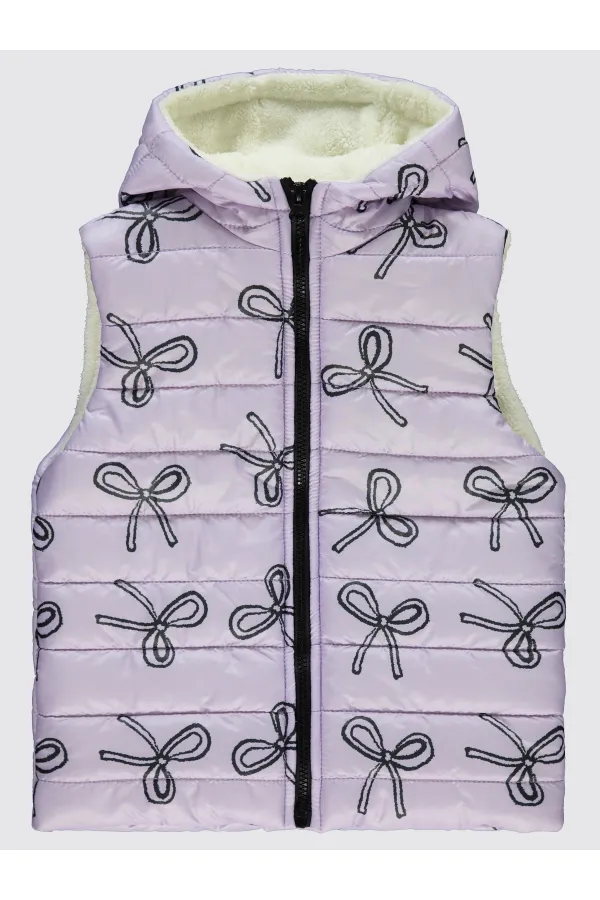 Kız Çocuk Yelek 6-9 Yaş Nazik Lavanta - Paket
