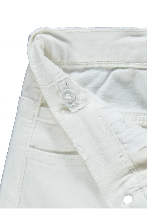 Kız Çocuk Pantolon 6-9 Yaş Kırık Beyaz - Paket