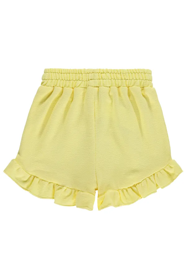 Short pour fille, 2-5 ans, jaune - Lot