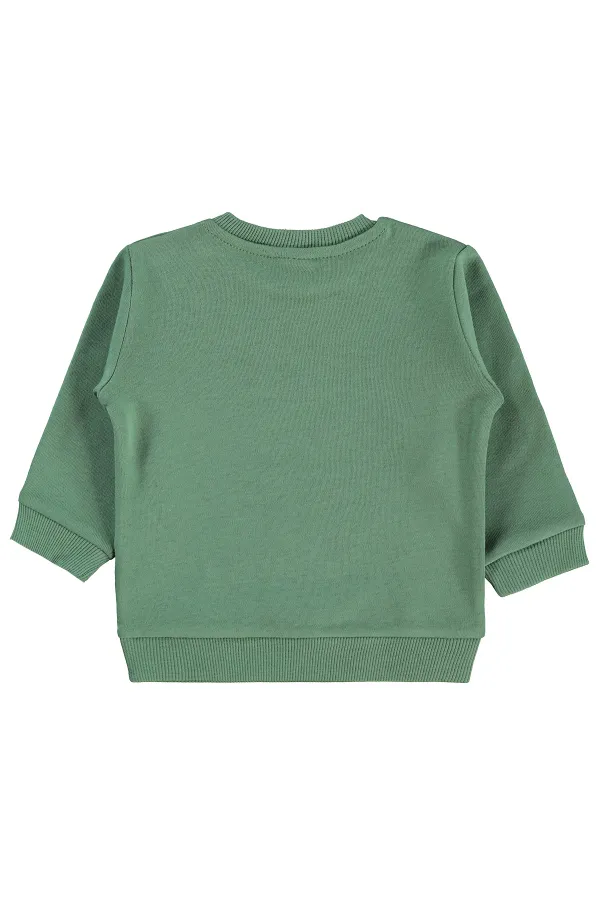 Sweat-shirt bébé 0-24 mois kaki - Emballage