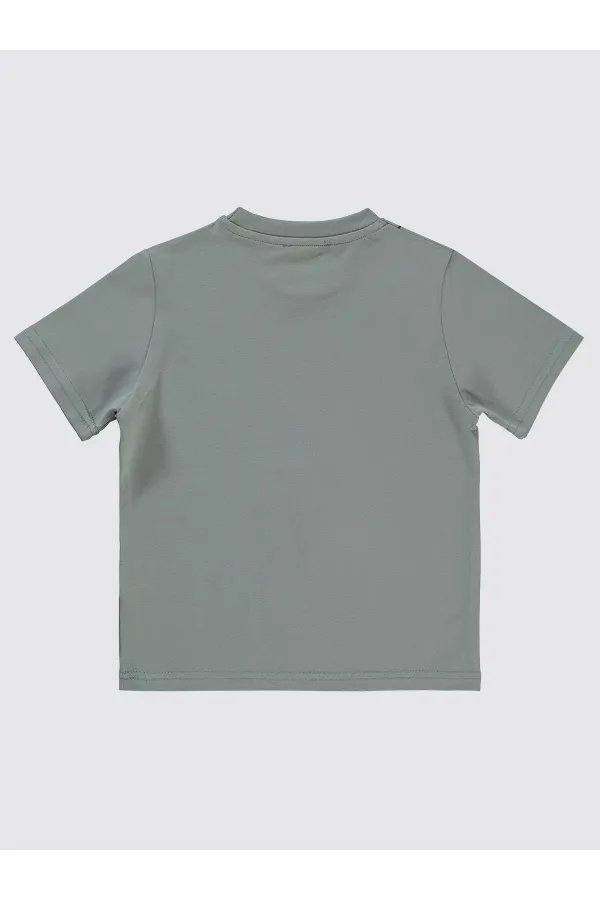 Boy T-Shirt 2-5 Years Old Dyed Gray - Pack