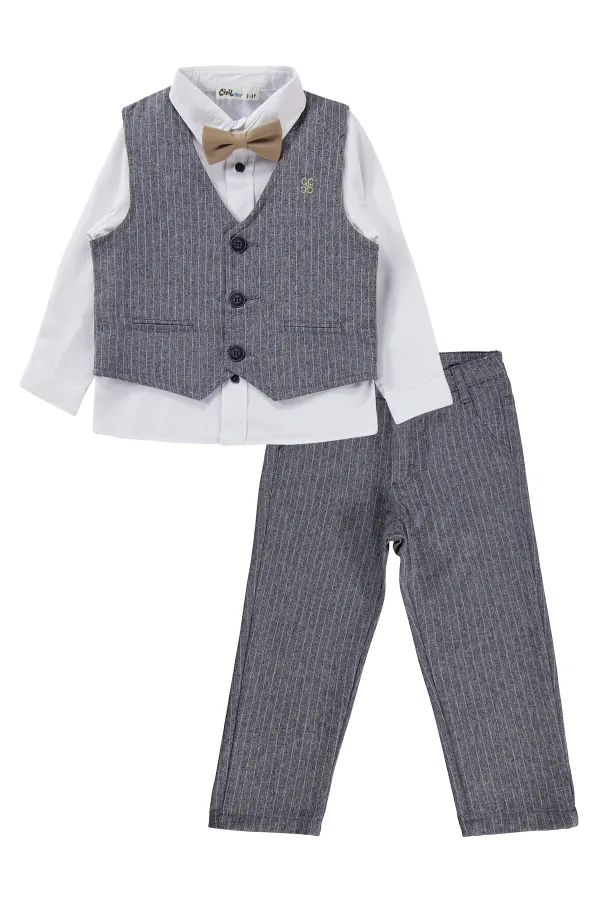 Ensemble d'équipe pour garçons de 2 à 5 ans, bleu marine - Pack