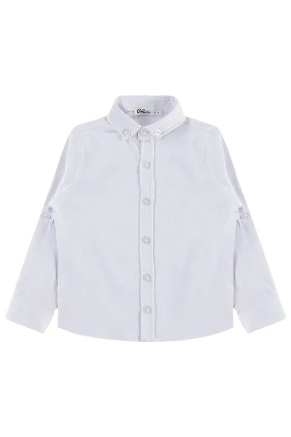 Boys' Shirt, Ages 6-9, White - Pack