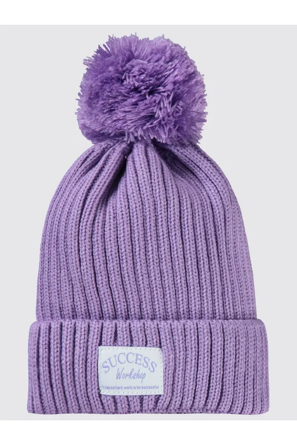 Girl Hat and Beret 6-9 Years Lilac - Package