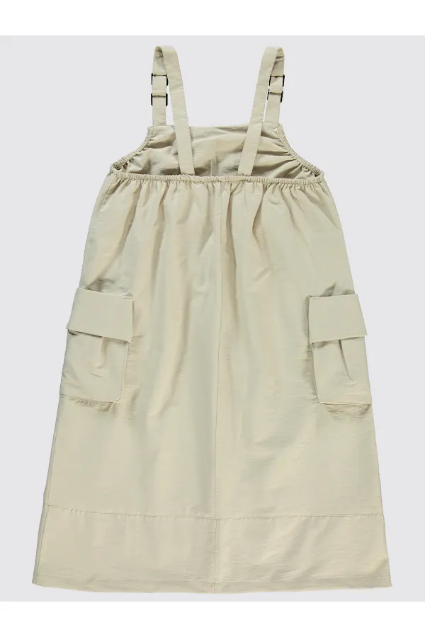 Ensemble gilet et robe beige pour fille de 10 à 13 ans - Emballage