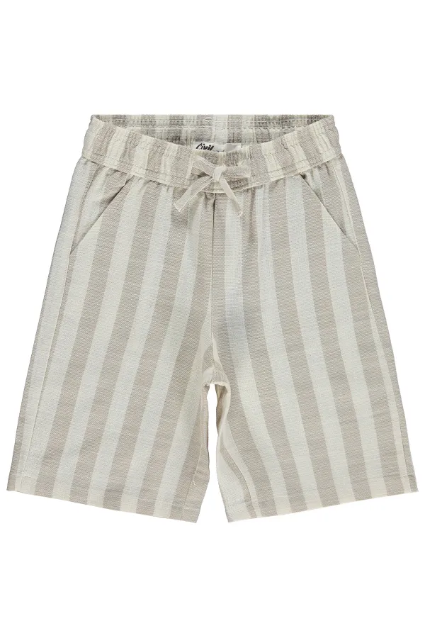 Boys' Capri Pants, Ages 6-9, Coffee Brown - Pack