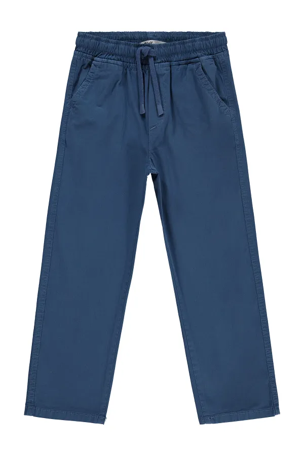 Pantalon garçon, 10-13 ans, bleu pétrole - Pack