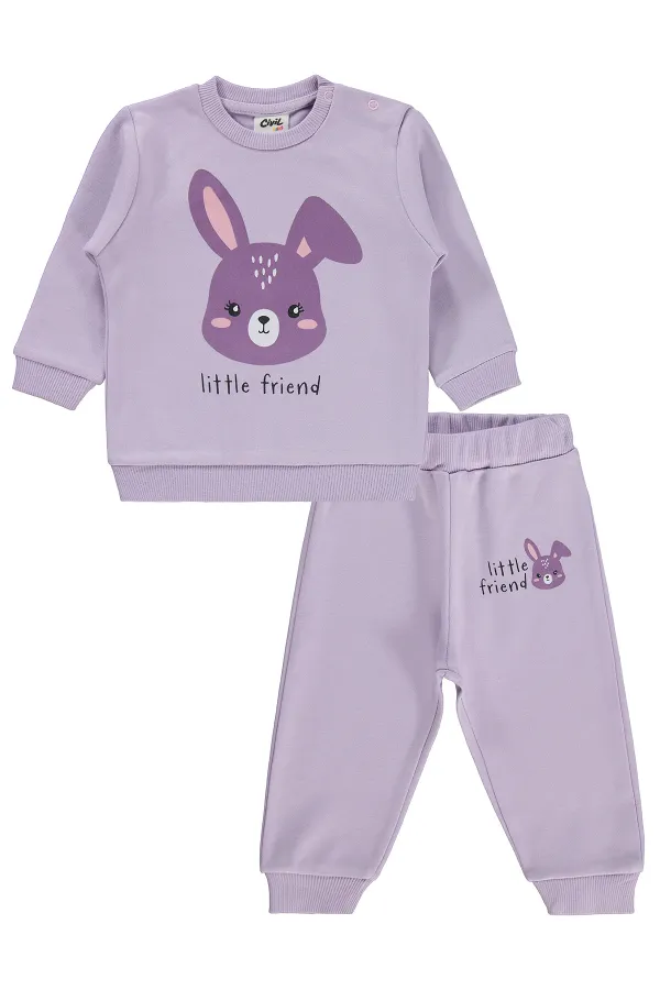 Bebek Takım 0-24 Ay Lila - Paket