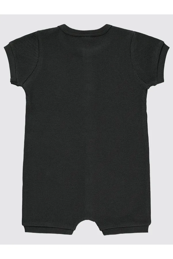 Grenouillères bébé 0-24 mois anthracite - Emballage