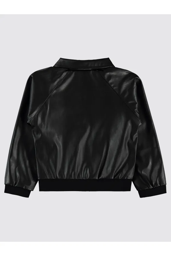 Veste noire pour fille de 6 à 9 ans - Emballage