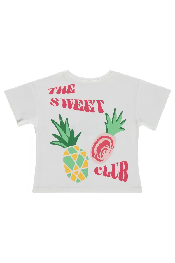T-shirt fille, 2-5 ans, blanc cassé - Lot T-shirt fille, 2-5 ans, blanc cassé - Lot