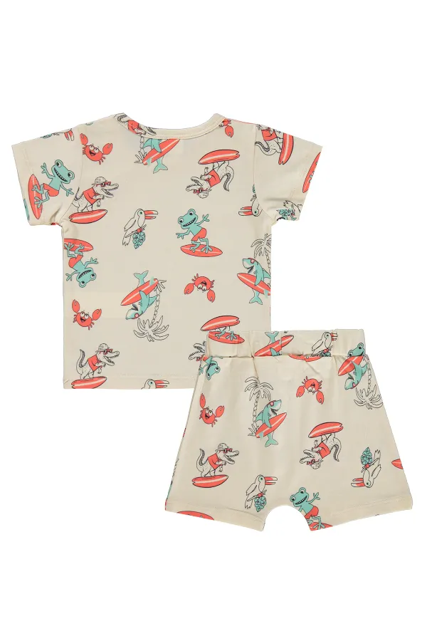 Ensemble bébé 0-24 mois beige clair - Emballage