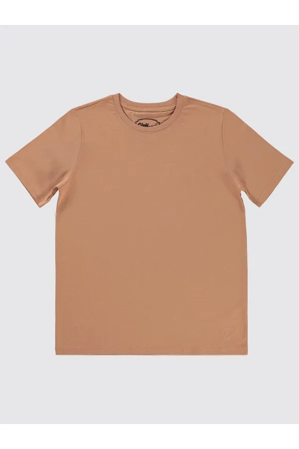 T-shirt garçon 10-13 ans - Motif carreaux - Emballage