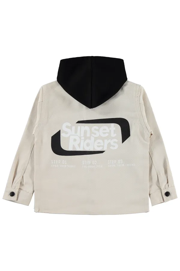 Erkek Çocuk Gömlek 6-9 Yaş Koyu Taş Rengi - Paket