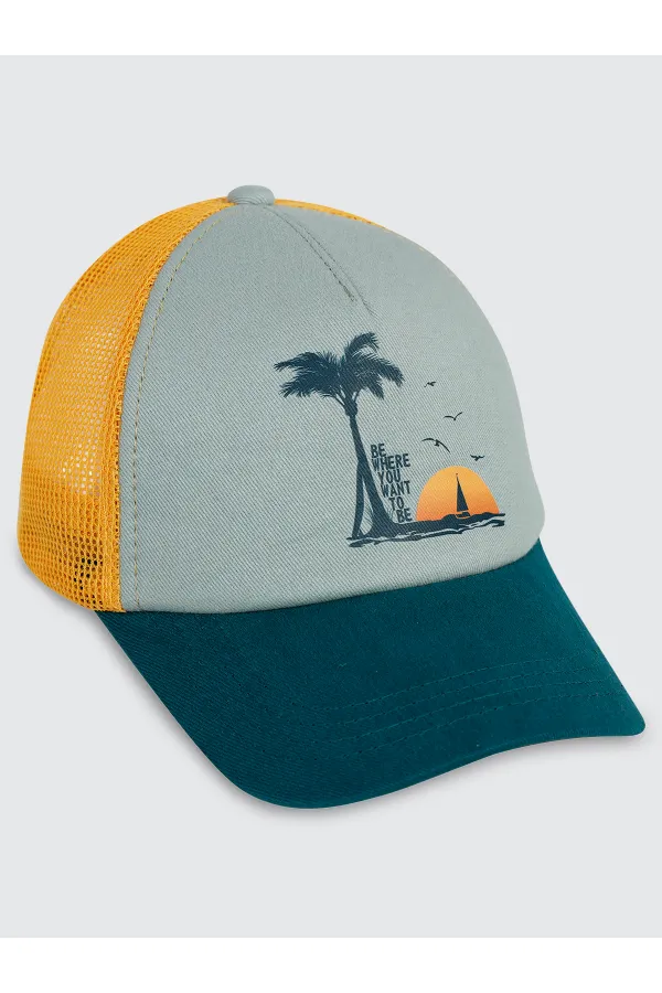 Boy Hat and Beret 6-9 Years Old Orange - Package