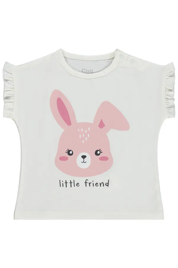 Baby T-Shirt Km 0-24 Months Ecru - Package Baby T-Shirt Km 0-24 Months Ecru - Package