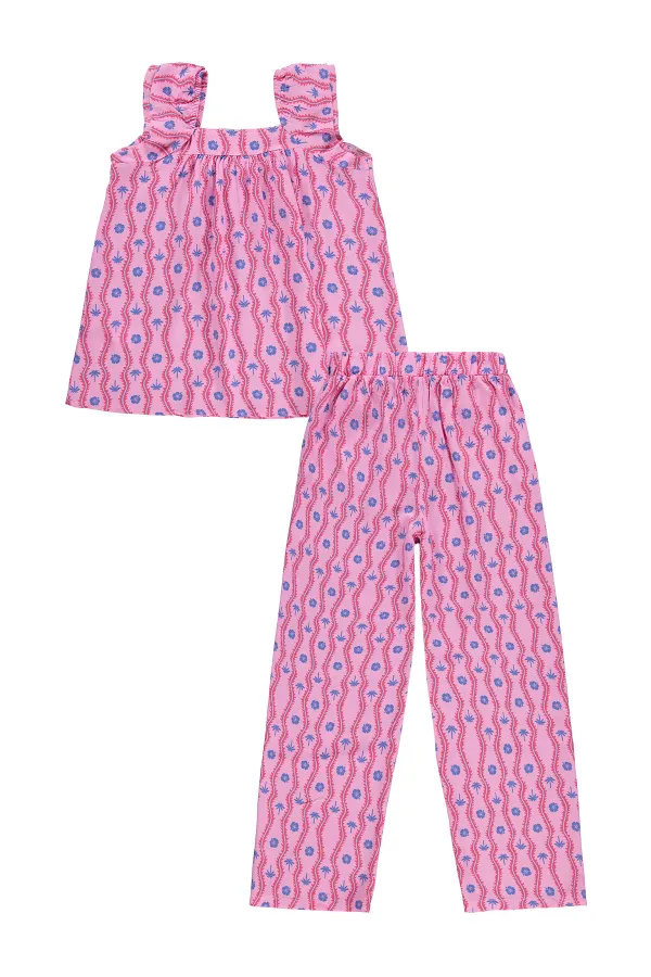 Ensemble d'équipe filles 10-13 ans Lilas - Pack