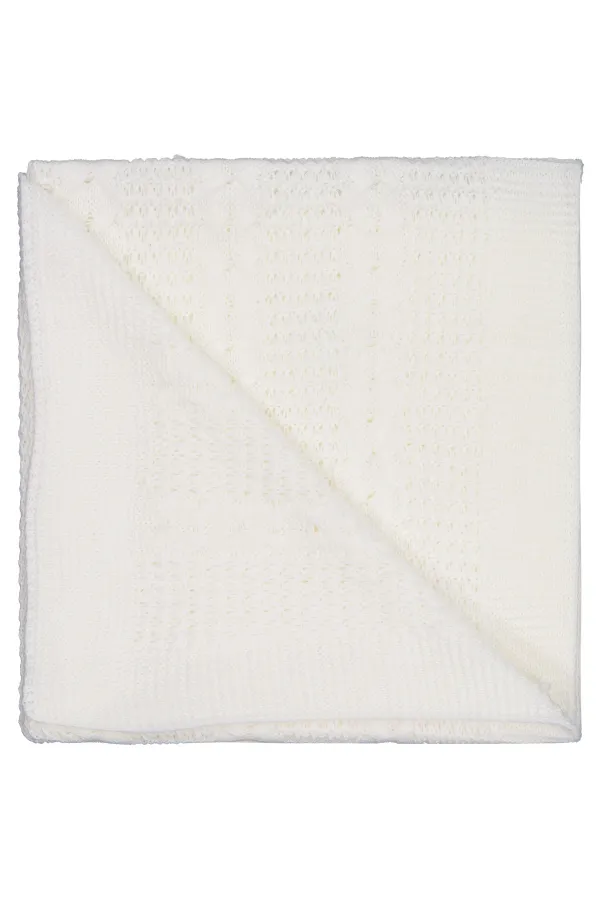 Baby Blanket and Swaddle 0-24 Months Ecru - Package Baby Blanket and Swaddle 0-24 Months Ecru - Package