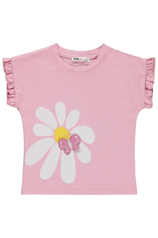 Ensemble d'équipe pour filles de 2 à 5 ans, rose - Emballage