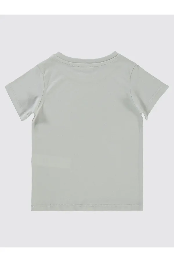 Lot de T-shirts pour garçons de 2 à 5 ans, gris clair